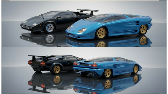 Change-red-car-to-metallic-blue