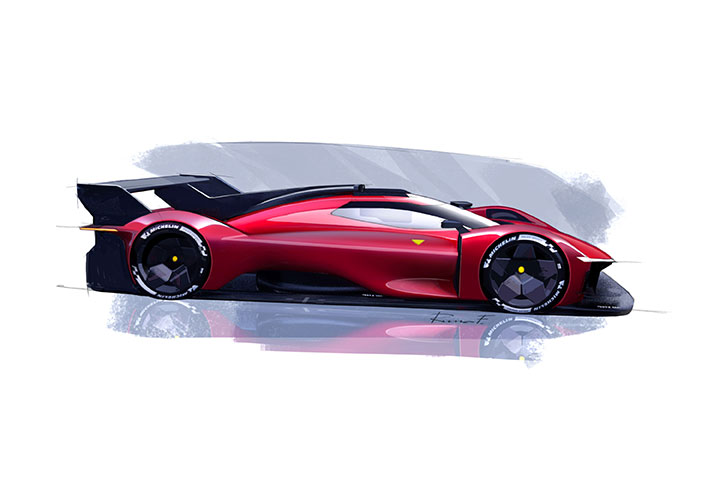 Ferrari 499P, il design della Hypercar