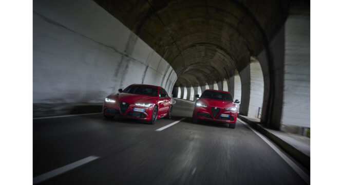Nuove Giulia e Stelvio Quadrifoglio: purezza tecnica e performance d’eccellenza