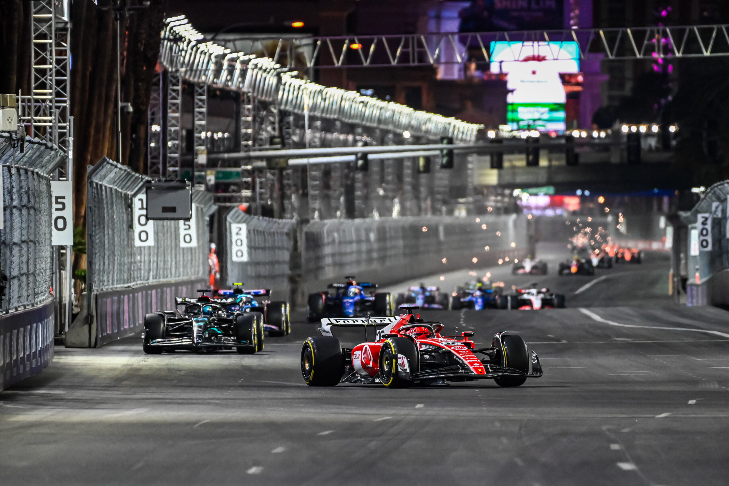 Gran Premio di Las Vegas – Race recap: Charles secondo, Carlos sesto