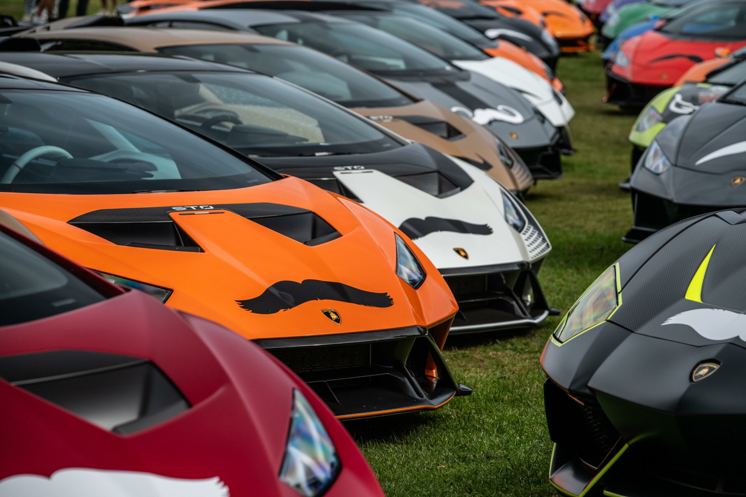 Automobili Lamborghini drives awareness and funding for Movember with largest gathering of Lamborghinis in the history of the Americas