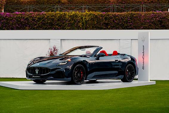 Al Rolex Monte-Carlo Masters 2024 Maserati scende in campo con la one-off MC20 Cielo Opera d’arte e la nuovissima GranCabrio Trofeo