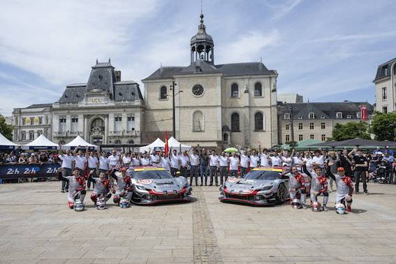 Le Mans 2024: le 296 LMGT3 in scena al Pesage