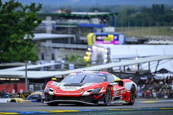 Podio tutto Ferrari in Gara 1 alla Road To Le Mans