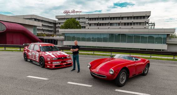 Alfa Romeo e il campione del mondo nel DTM Nicola Larini di nuovo insieme alla 1000 Miglia 2024