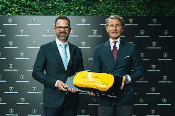 Lamborghini festeggia il primo anniversario del concessionario di Lugano
