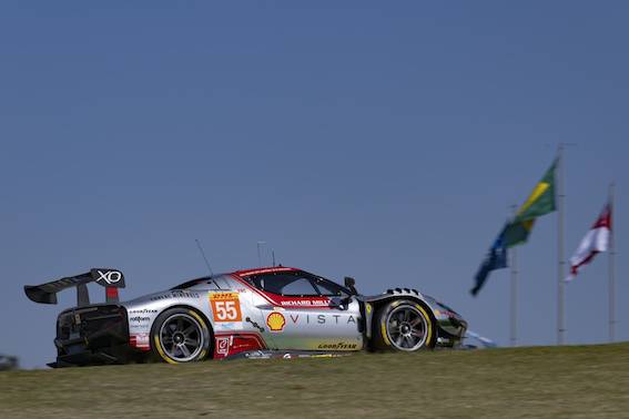 La 296 LMGT3 di Vista AF Corse #55 sesta a Interlagos